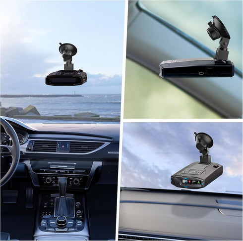 Suction Cup Mount, Windshield Car Mount for Escort IX, IXc, Max 3, Max360C Radar Detector with EZ Magnet Connection