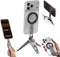 SMALLRIG Dual Magnetic Phone Tripod, Metal Cell Phone Mount Grip with 1/4" Threads,