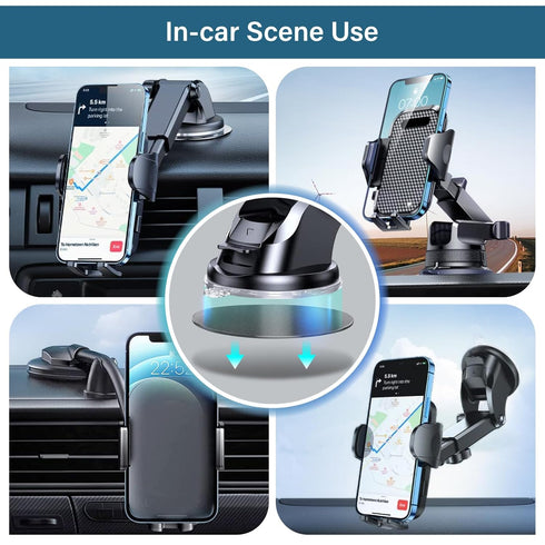 volport 4pcs Sticky Adhesive Replacement for Dashboard Suction Cup Mount, 80mm (3.15") 3M VHB Circle Double-Sided