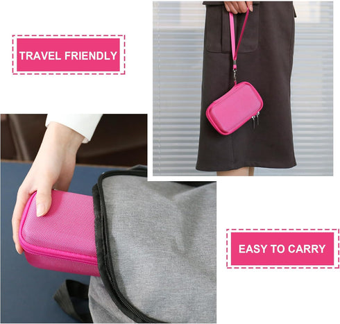 Hard Carrying Case for Olympus Tough TG-7/TG-6 Shockproof and Waterproof Digital Camera, Travel Case with Zipper Mesh