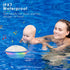 Floating Pool Speakers with Colorful Lights, Bluetooth Wireless, IPX7 Waterproof, Built-in Mic, Crystal Clear Sound