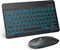 TECURS Bluetooth Keyboard & Mouse Combo for iPad, 7-Color Backlit, Rechargeable, Compatible with iPad 10th/9th/8th Gen,