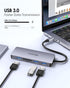 LENTION USB C Hub with 4K HDMI - 3 USB 3.0, SD/Micro SD Card Reader for MacBook Pro & Air