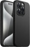 JETech Black Silicone Case for iPhone 15 Pro Max 6.7-Inch, Shockproof Full-Body Protection, Silky-Soft Touch.