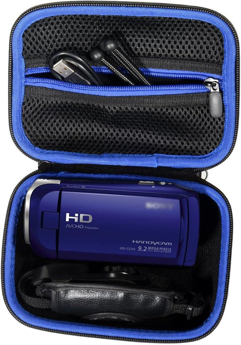 Semi-Hard Camcorder Case for Sony HDRCX405, HDRCX440, Canon VIXIA HF R800, Panasonic HC-V180K