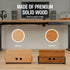 Extra Large Wood Cable Management Box - Cord Organizer Hider for Office, TV Wires, Desk (Solid Acacia)