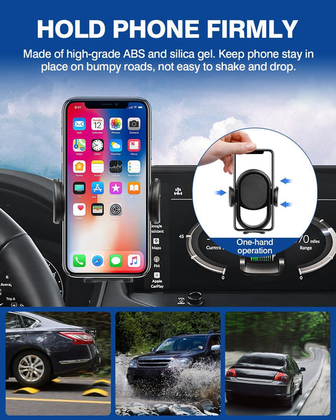 Autorder Car Phone Holder for 2023-2025 Honda Accord, 12.3-Inch Screen Cell Phone Mount, Hands-Free 360 Degree Rotation