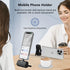 Mini Portable Charger 5000mAh, Ultra Compact Power Bank with Built-in Phone Holder, LED Light, LCD Display for Travel,