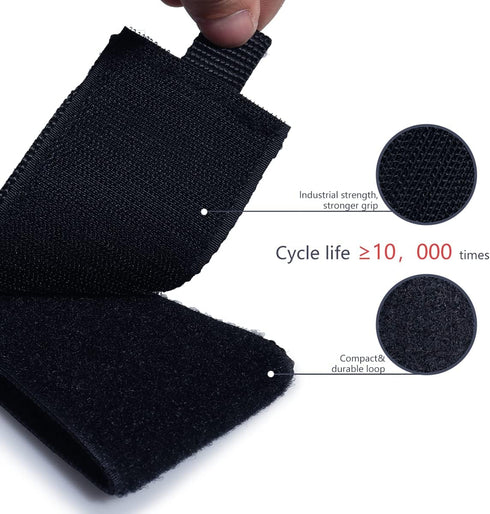 2 PCS Heavy Duty Cord Storage Wrap Holder, Extension Hook and Loop Organizer Strap for Cords, Garden Hose, Garage Tool.