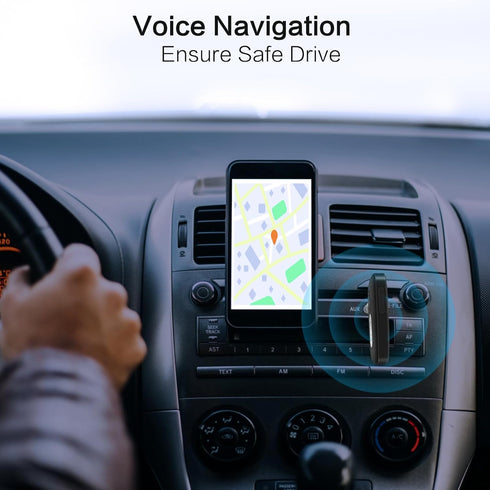 SIMOLIO Bluetooth Receiver for Car, 35H Battery Life, Noise Cancelling 3.5mm AUX Adapter