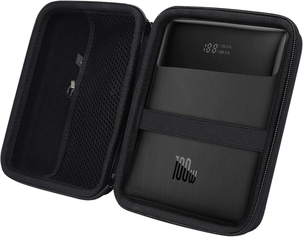 Khanka Hard Carrying Case for Baseus 100W USB C Portable Laptop Charger, Case Only