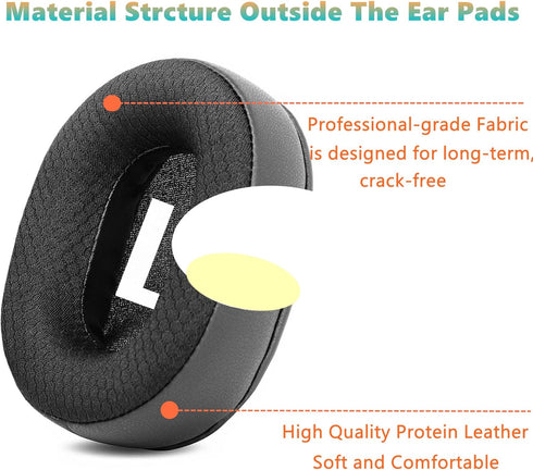TaiZiChangQin Cooling Gel Ear Pads Cushions Compatible with Sony WH-XB900N/WH-CH720N WHCH720/WHCH710N WHCH710/WH-RF400