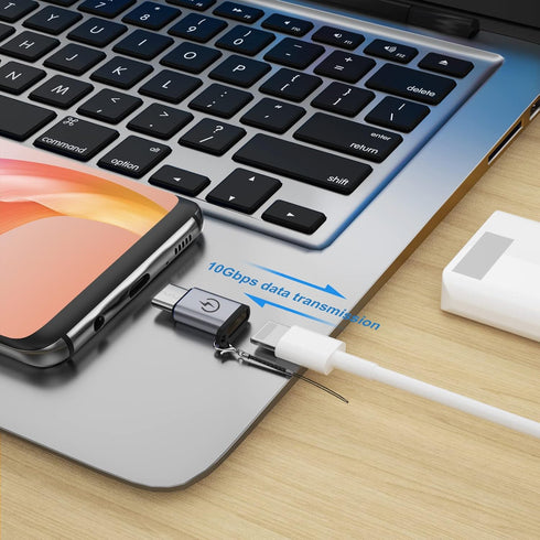 USB C to Lightning Adapter, Supports PD Fast Charging, Suitable for USB C Male to i-OS Female adapters (2), No