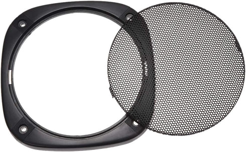 uxcell Speaker Grill Cover 5 Inch, 138mm Mesh Decorative Square Subwoofer Guard Protector, Black