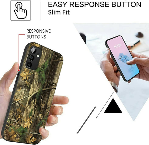 Rossy for Samsung Galaxy A14 5G Phone Case for Samsung A14 5G Case with Camouflage Tree Pattern for Women Men Slim Soft TPU Silicone Shookproof Protection Cover Case for Galaxy A14 5G 2023 6.6 inch
