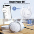 Bluetooth Headphones Over Ear, BERIBES 65H Playtime, 6 EQ Music Modes, HiFi Stereo Foldable Wireless Headset, White