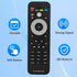 Replacement Remote Control for Philips BDP2105F7, Compatible with BDP2385, BDP2185/F7 Blu Ray DVD Player