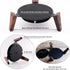 Alloery 2nd/1st Wooden Stand for Echo Studio and Homepod Gen Smart Speaker, Stable Desktop Mount for Better Sound