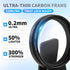 HGEKLIZV 52mm Circular Polarizing Filter Clip for Smartphones - Optical Glass CPL Lens with Rotating Frame & PU Case |