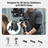 Neewer Metal Phone Tripod Mount with Cold Shoe & NATO Clamp for DJI RS4 RS3 Pro RS2 RSC2 Gimbal Stabilizer, 180° Tilt