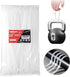 White Zip Ties 12 Inch 100 Pack Clear Industrial Cable Ties, UV Resistant Self Locking Wire Ties for Indoor Outdoor Use