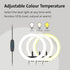 Kensington L1000 Bicolor Ring Light with Webcam Mount for Video Conferencing, Model K87653WW