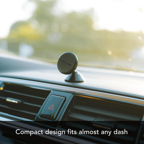 ROKFORM Adjustable Magnetic Car Mount - 360 Degree Swivel, Aluminum Dashboard Phone Mount for Truck, Car, Van