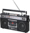 Portable Cassette Player Boombox AM/FM/SW1/SW2 Radio Tape Player Recorder with Bluetooth