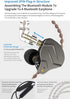 KZ ZSN Pro Dual Drivers 1BA 1DD in Ear Earphones, HiFi Power Bass Wired Earbuds with Detachable Cable