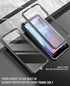 Poetic Guardian Case for Motorola Moto G Power (2021), Full-Body Hybrid Shockproof Bumper Cover, Black/Clear, 20FT
