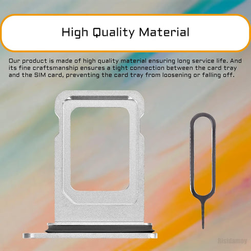 Risidamoy 10 A1865 A1901 A1902 for iPhone X Silver SIM Card Tray Holder Replacement Single SIM Version for iPhone Card