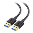 Cable Matters Long USB 3.0 Cable 10ft, USB to USB A Male to Male Cord in Black