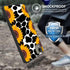 Soft TPU Ultra-Thin Case for Nokia C110, Cow Print Sunflowers, Flexible Anti-Scratch Shockproof