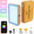 Weeylite S03 RGB Camera Light, App Control Small LED RGBW Video Light, Portable Photography Lighting with Built-in