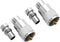 Anina PL259 Coaxial Connectors UHF Male Solder Plug with Reducer for RG8 RG59 RG8x LMR-400, 2-Pack