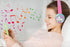 Lexibook Unicorn 2-in-1 Bluetooth Headphones for Kids, Stereo Wireless Wired, Foldable, Adjustable, Pink