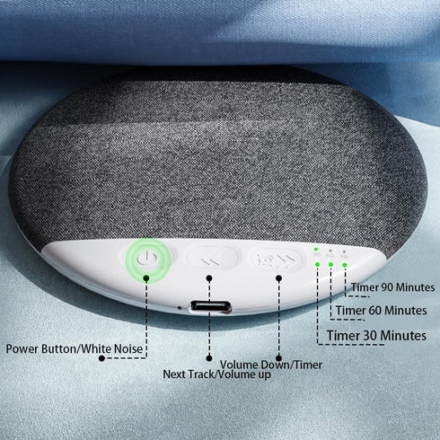nachili 5.4, Under Pillow Speaker, Bluetooth Pillow Speaker for Sleeping, Sleep Headphones for Side Sleepers