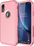 Diverbox Heavy Duty Protection Case for iPhone XR, Shockproof, Dropproof, Dust-Proof Phone Cover (Pink)