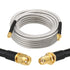 MOOKEERF RG8X SMA Male to SMA Female Coaxial Cable 20FT,Ultra Low Loss