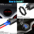 12V USB C Outlet - 78W 4 Ports Aluminum Car Charger Socket with Dual PD 30W and Dual QC 18W, Voltmeter, C to C Cable
