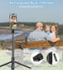 umaakyat 68" 360 Magnetic Selfie Stick Tripod for iPhone,Portable Cell Phone Tripod Stand for Magsafe with Rechargeable