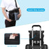 MOSISO Black Camera Crossbody Shoulder Messenger Bag, DSLR/SLR/Mirrorless Photography Case with Expandable Compartment