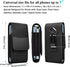 Suitable for Samsung, Motorola, iPhone 15 Phone Holster, Large Phone Holster, Belt Phone Holster, EDC Bags, Tactical Phone Cases, Belt Ring Bags, Suitable for Work, Hiking, Camping, Rescue (Nylon)