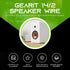GearIT Pro Series 14AWG Speaker Wire Cable (100 Feet) - Great for Home Theater and Car Speakers, White