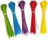 4 Inch Blue Zip Ties, 100 Pieces, 18lb Strength Nylon Cable Wire Ties