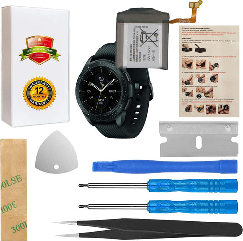 ASDAWN Battery Replacement for 42mm Samsung Galaxy Watch, EB-BR810ABU with Repair Tool Set