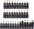 Universal 34pcs DC Connectors Plug Kit, 5.5 x 2.1mm Female Base Power Adapter Connector.
