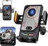 Keledz Wireless Car Phone Charger Holder, Smart Auto-Clamping Fast Charging Car Phone Holder