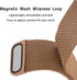 Magnetic Bands Compatible with Fitbit Sense 2/Fitbit Versa 4/Fitbit Sense/Fitbit Versa 3, Mesh Stainless Steel Bling