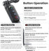 Aovee 100CM Insta360/Gopro Remote Control Selfie Stick Rechargeable Waterproof Stretchable Compatible with Action